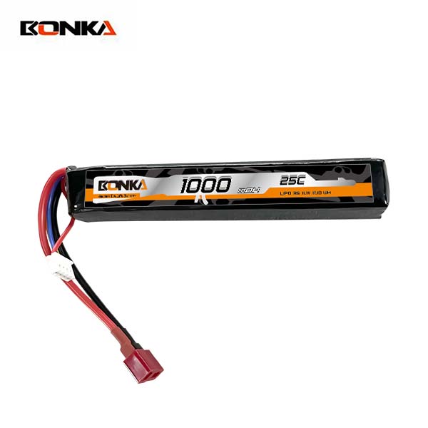 1000 mah 25 c 3s lipo BONKA 1000mAh 25C 3S-1-C Airsoft Gun LiPo Battery-Bonka Co., Ltd