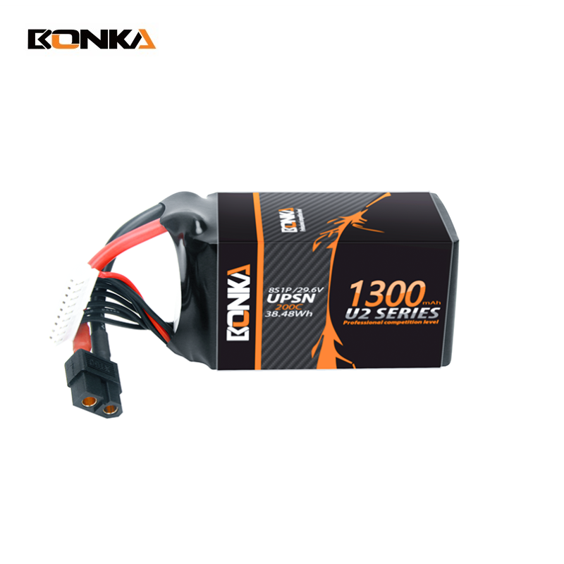 BONKA 1300mAh UPSN(200C) 8S FPV Racing LiPo