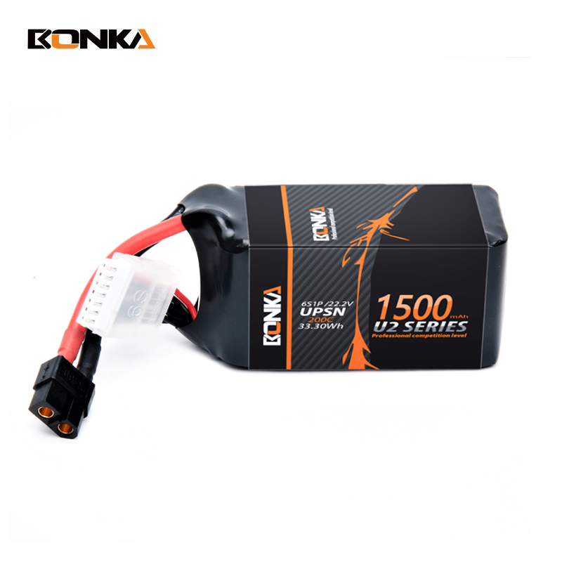 BONKA 1500mAh UPSN(200C) 6S FPV Racing LiPo