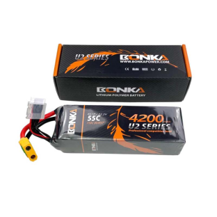 Batería LiPo 3S De 11.1V 4200mAh 55C Con Conector – Para Coches RC 1/10, Aviones Y Drones, Ligera Y Potente