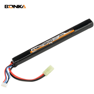 BONKA 1200mAh 20C 2S-1-A Airsoft Gun LiPo Battery