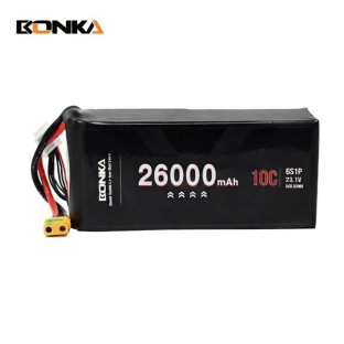 BONKA 400Wh/KG Energy Density 26000mAh 10C 6S 23.1V Semi Solid Battery