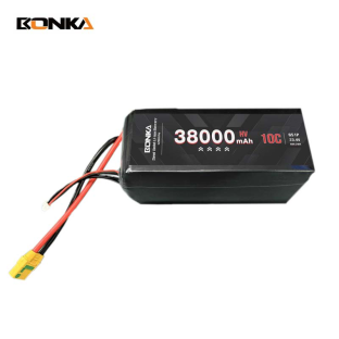 BONKA 520Wh/KG Energy Density 38000mAh 10C 6S 23.4V Semi Solid-State LiPo Battery